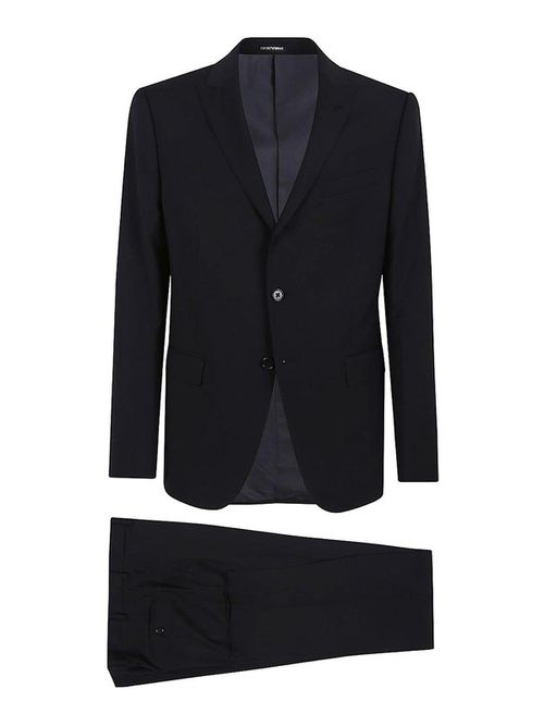 Wool Single-Breasted Suit