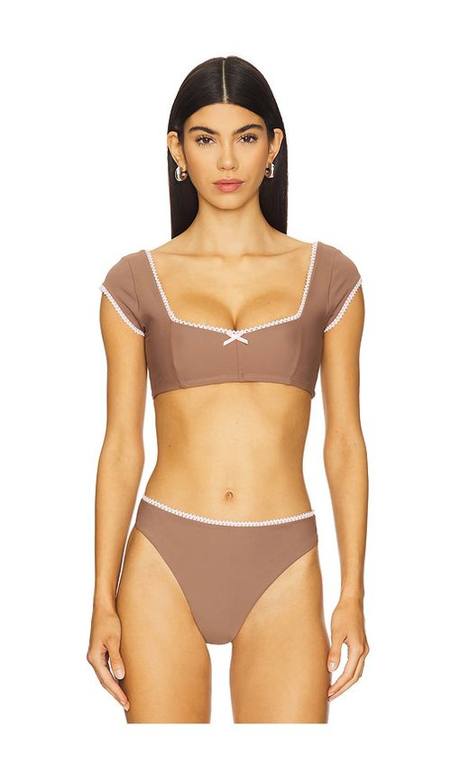 LPA Drizella Top in Brown. -  XS also in L, M