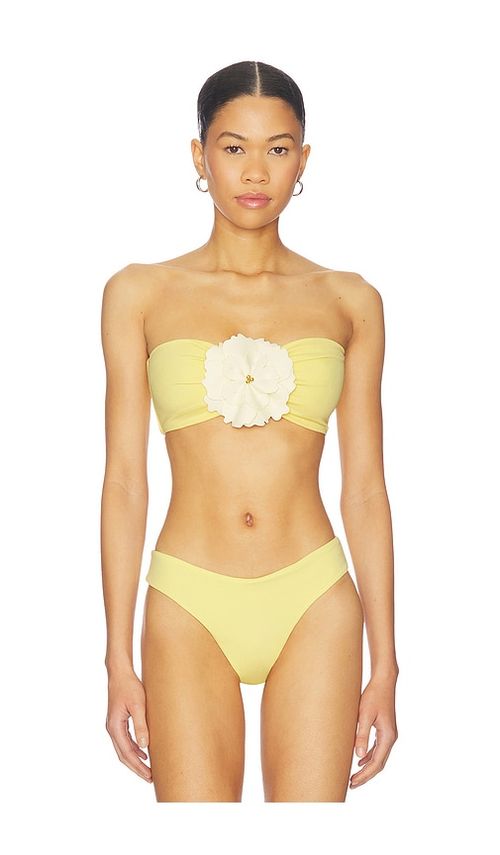 Bahia Maria Maia Bikini Top in Yellow. - S also in XS, M