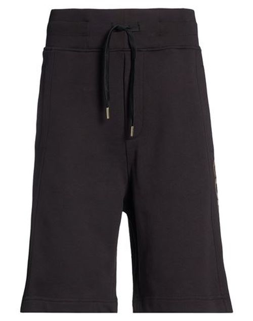 Man Shorts & Bermuda Shorts Black Size L Cotton