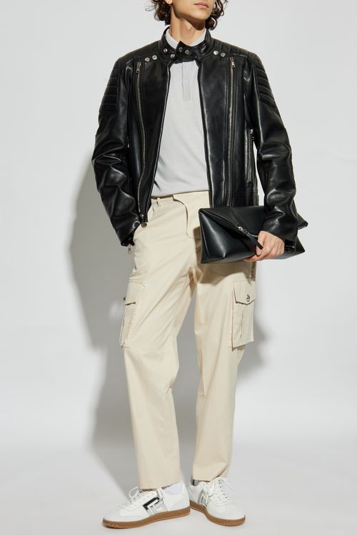 Cargo Trousers, Men's, Cream