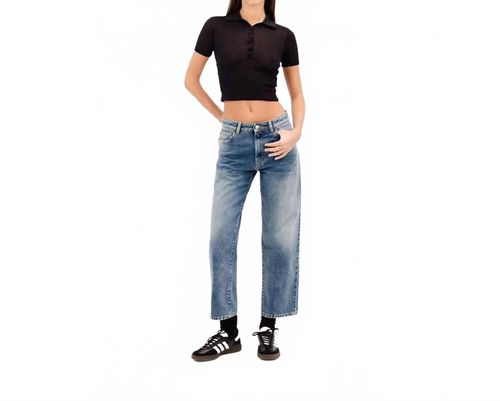 Jill Straight Leg Jeans In Aged Stone