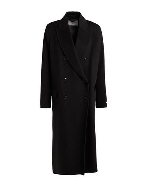 Paltò Woman Coat Black Size 8 Wool, Nylon