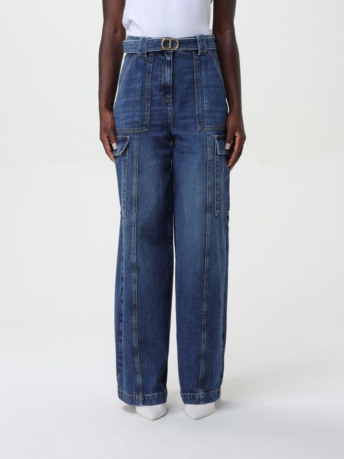 Pants Woman color Denim