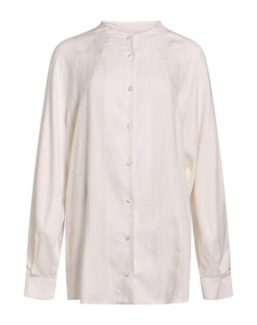 Woman Shirt Off white Size 2 Viscose, Cupro