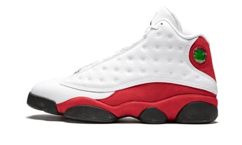 Jordan Mens AIR 13 Retro 2010 Release White/Black-Varisty red Suede, Leather 414571 101