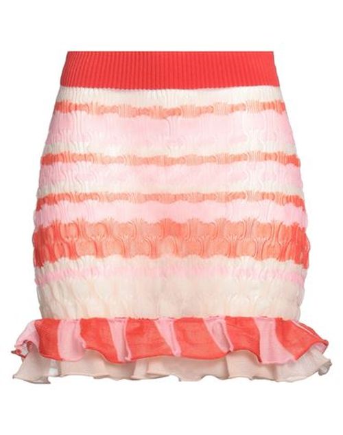 Woman Mini skirt Tomato red Size ONESIZE Polyester, Nylon