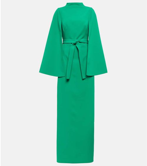 Crêpe maxi dress