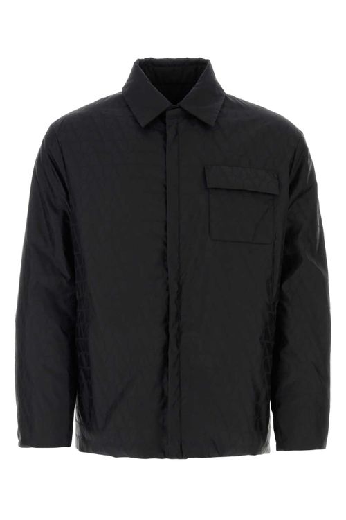 Nylon Toile Iconographe Shirt — Black