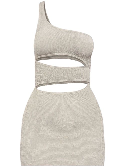 Rico asymmetric minidress - Grey