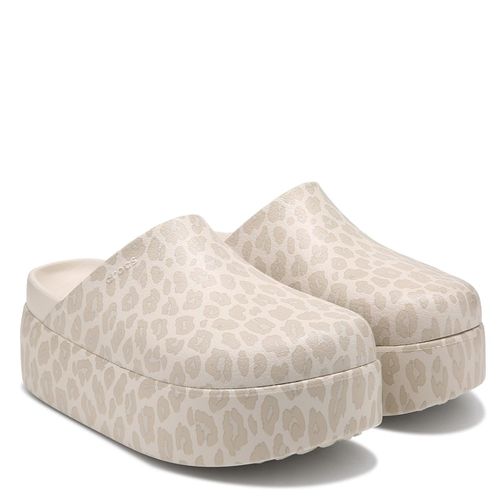 Women's Dylan Platform Clog Shoes (Almond Leopard)