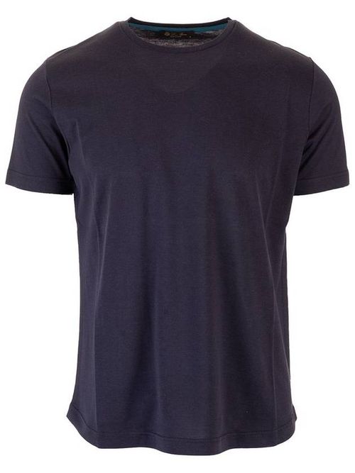 Short-sleeve silk T-shirt