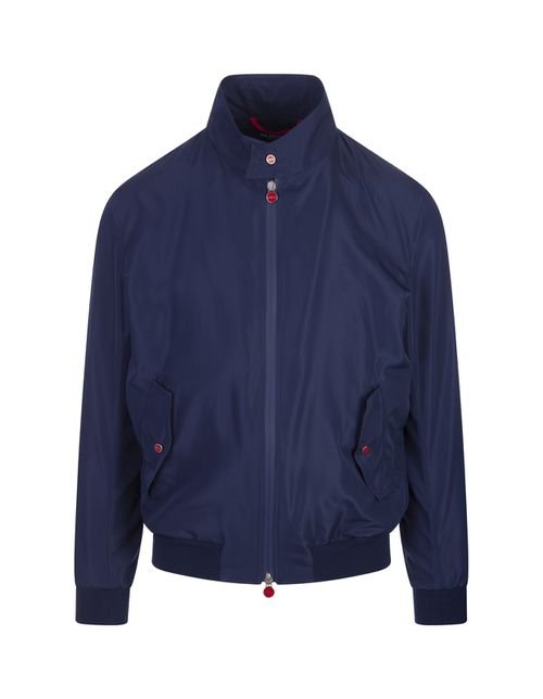 Giacca Leggera In Nylon Blu