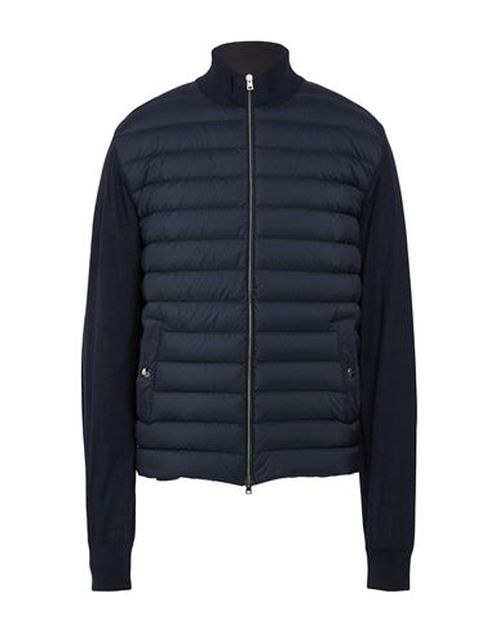 Man Puffer Midnight blue Size 38 Virgin Wool, Silk, Polyamide