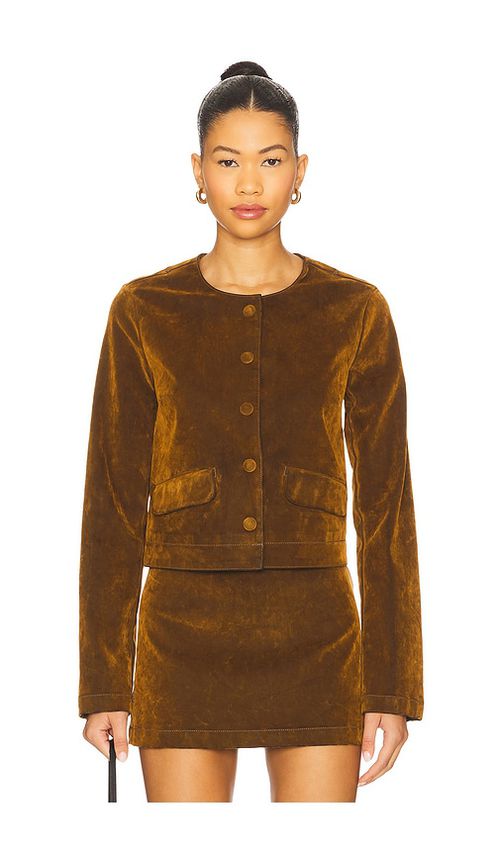 Joe's Jeans Lady Like Jacket in Brown. - XS also in L, M