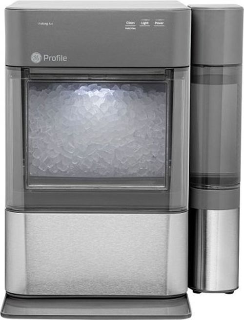 Opal 2.0 38-lb. Portable Ice maker with Nugget Ice Production, Side Tank and Built-in WiFi - Stainless Steel