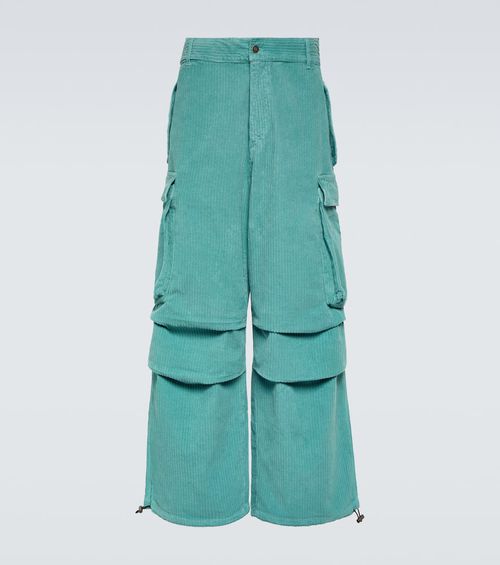 Alanui Velvet corduroy cargo pants
