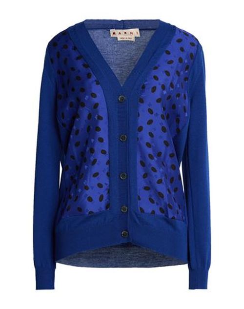 Woman Cardigan Blue Size 4 Virgin Wool, Viscose