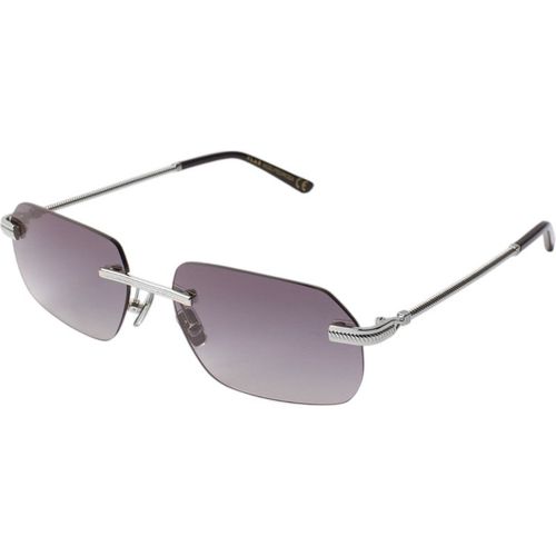 XLAB Unisex XLAB Pedrosa Sunglasses Metal Gold Green Squared Normal Shaded