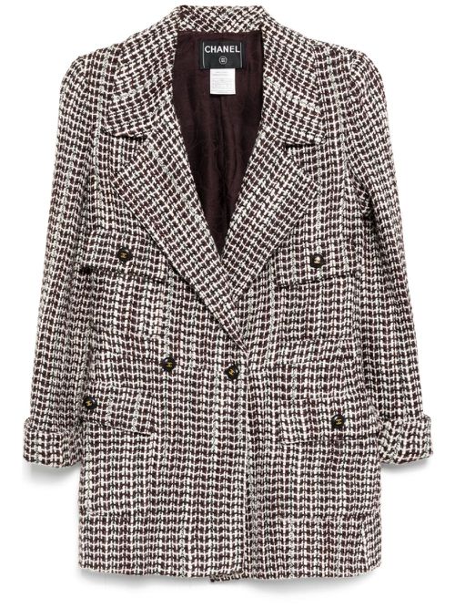 2001 tweed jacket - Brown