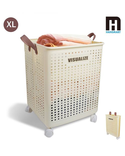 The Cozy Cream Laundry Caddy