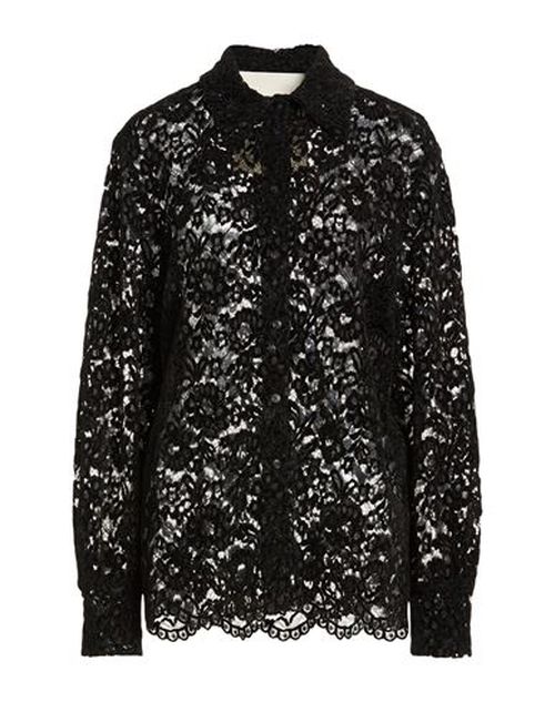 Woman Shirt Black Size 6 Polyester
