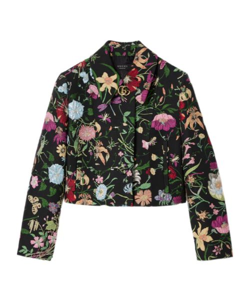 Flora silk brocade jacket