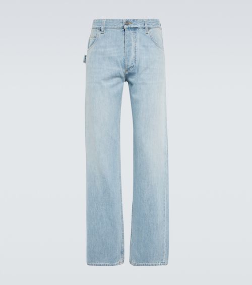 High-rise straight jeans