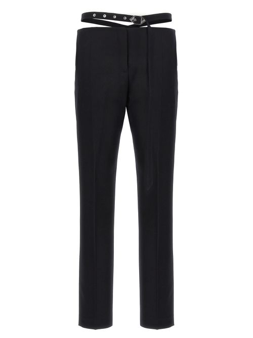 Virgin Wool Trousers — Black