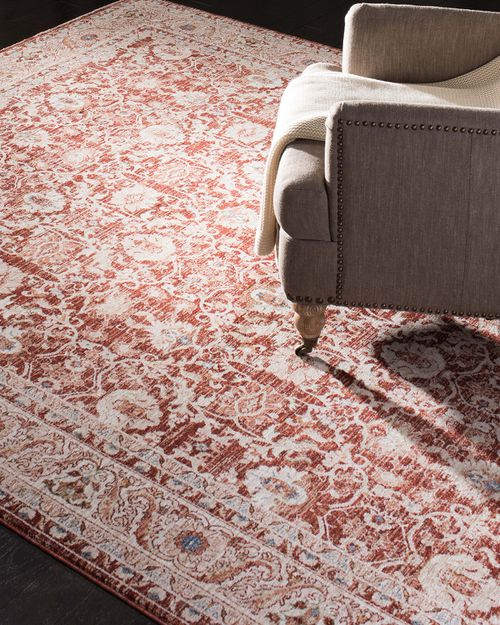 Warwick Red Power-Loomed Rug