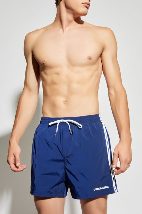 Swim Shorts, Men's, Navy Blue