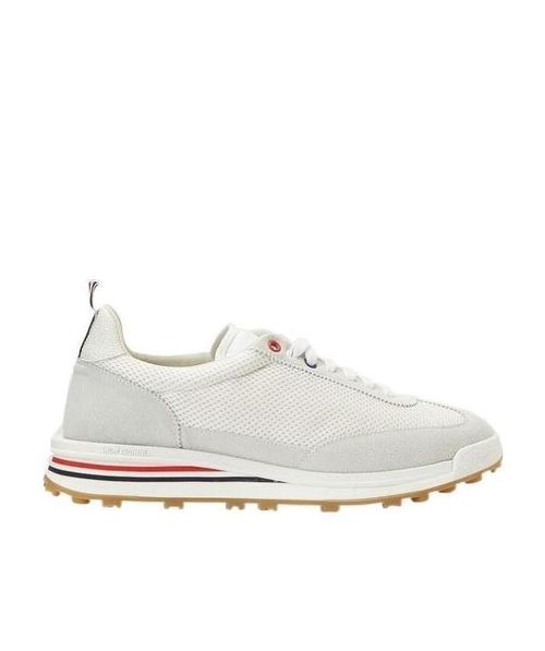 Low-top panelled sneakers