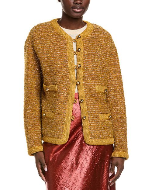 Textured Wool-Blend Jacket