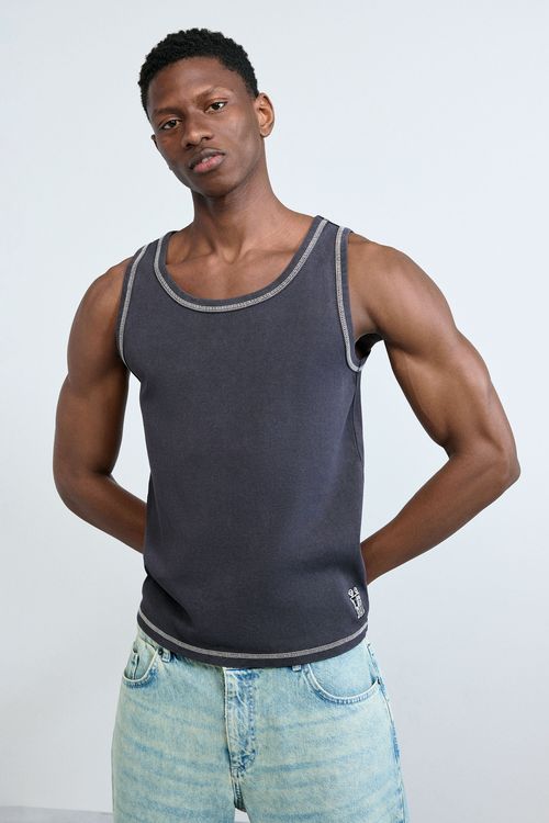 Logo strappy t-shirt