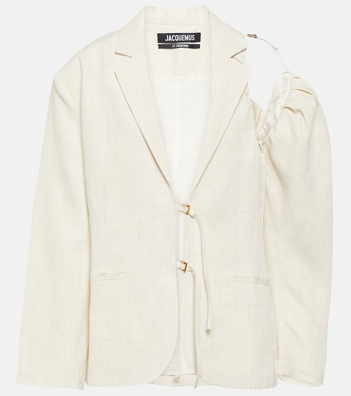 La Veste Galliga linen-blend blazer