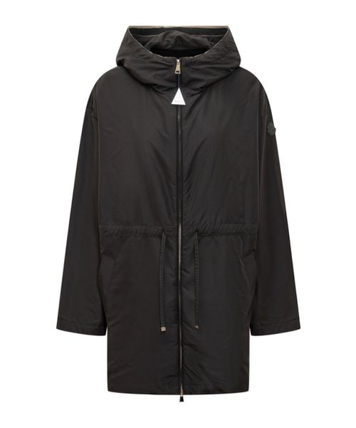Parka with long sleeves and hood