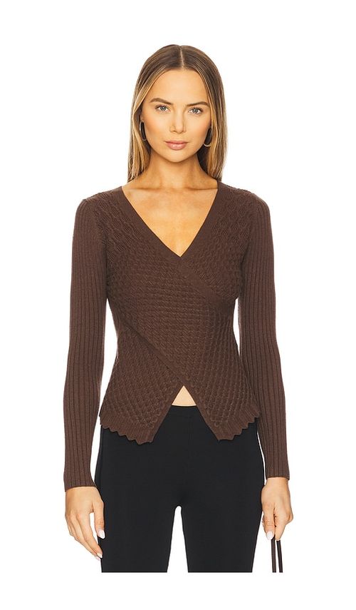 HEARTLOOM Robbie Top in Brown. - XL also in L, M