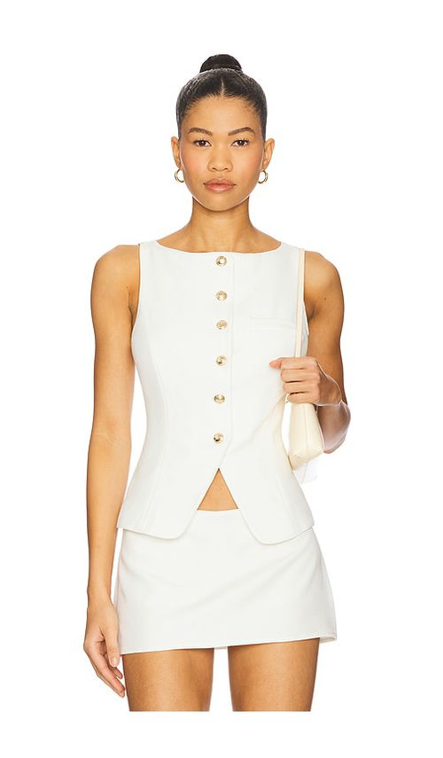 GUIZIO Troyes Top en White.  XS. Also en