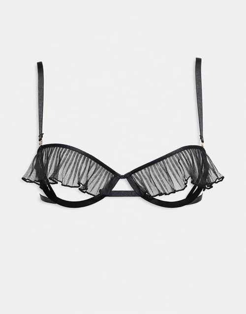 Matisse Semi-Open Wired Bra in black