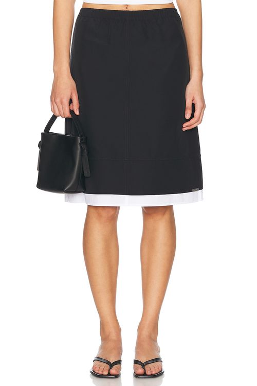 SIMKHAI Aubria Skirt in Black Multi - Black.  XS also in