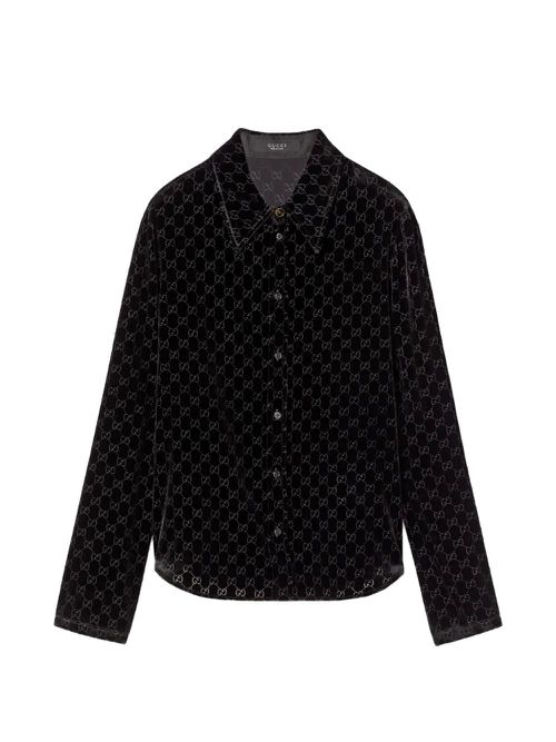 Gg Velvet Shirt