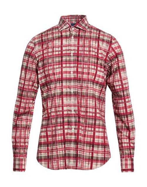 Man Shirt Brick Size 15 ½ Cotton