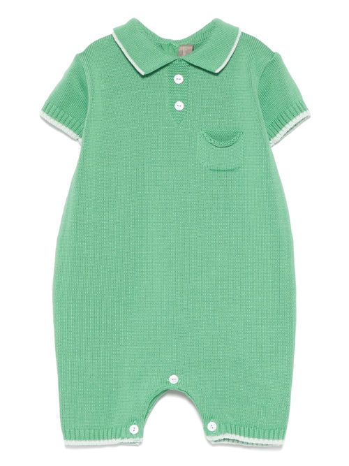 Little Bear cotton romper - Green