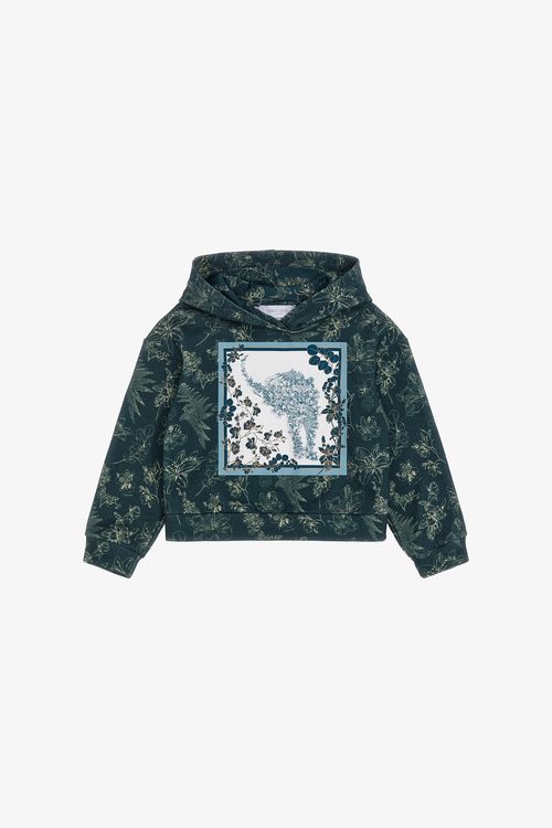 Floral Print Sweatshirt