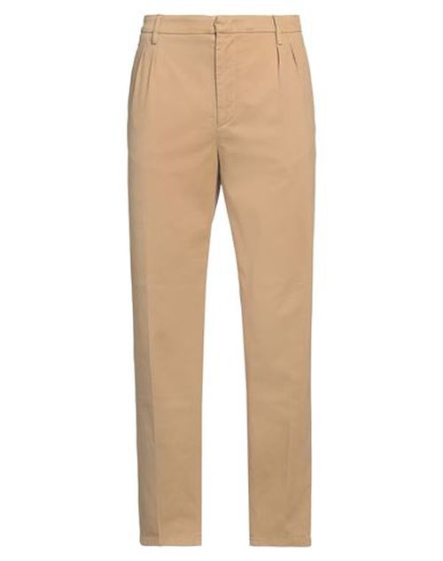 Dondup Man Pants Beige Size 33 Cotton, Elastane