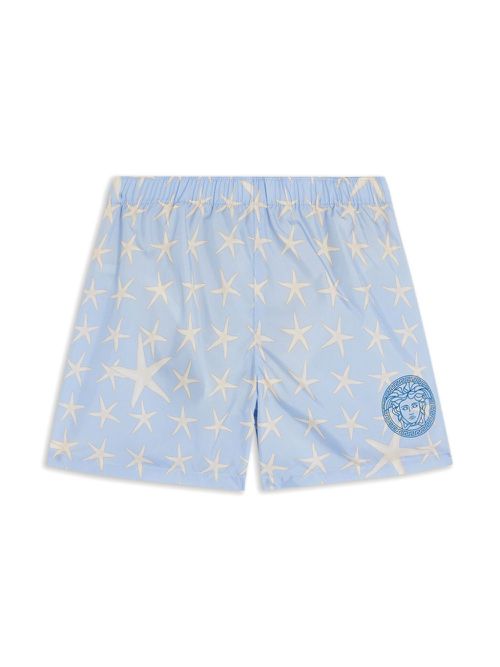 Medusa Head-motif swim shorts - Blue