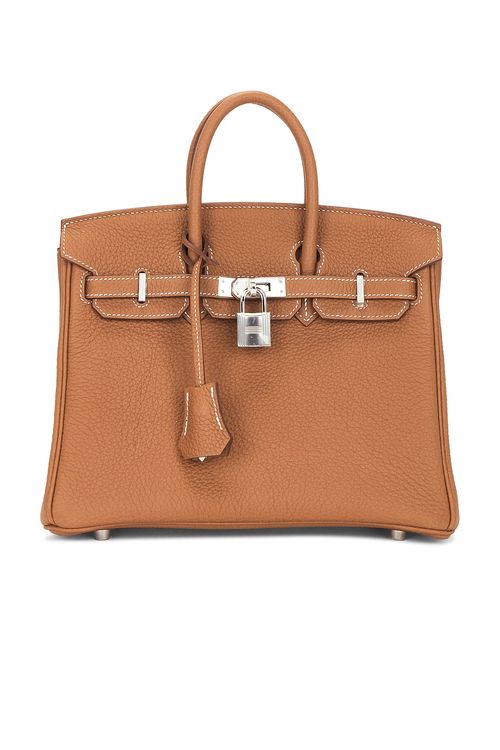 Hermes Togo Birkin 25 Handbag in Brown