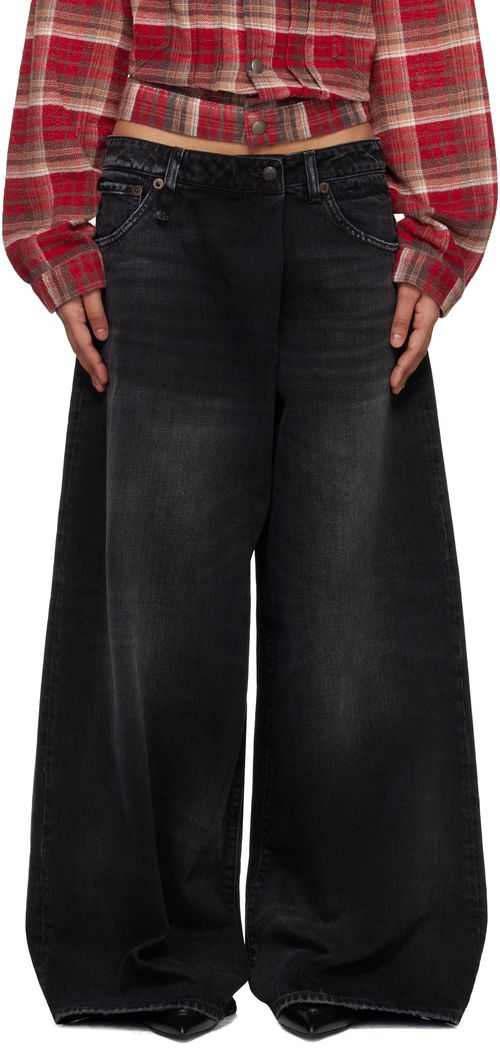 Black Nico Wrap Jeans