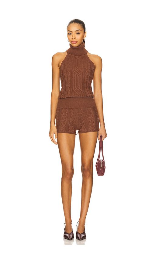 MORE TO COME Kalani Short Set in Brown.  XS also in L, M, S