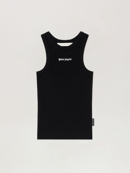 Classic Logo Fitted Tank Top - Woman T